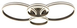 Globo Grouni LED Deckenleuchte 39W CCT Titanfarben Matt, Metall Memoryfunktion 13,7cm 673140-39A