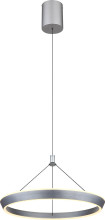 Globo Ferra LED Hängeleuchte 40W Warmweiß Grau Matt, Metall Ø50cm 67316