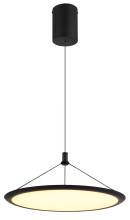 Globo Suna LED Hängeleuchte 30W Warmweiß Schwarz Matt, Metall Ø50,8cm 67319