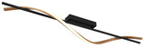 Globo Watkins LED Deckenleuchte 20,50W Warmweiß Schwarz Matt, Metall 17cm 67354D