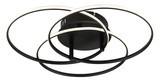 Globo Kombos LED Deckenleuchte 40W Neutralweiß Schwarz Matt, Metall Ø29cm 67355-40