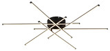Globo Lawson LED Deckenleuchte 40W Warmweiß Schwarz Matt, Metall 7,7cm 67380-40