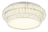 Globo Klara LED Deckenleuchte 48W CCT Verchromt, Metall Fernbedienung Nachtlicht Memoryfunktion Ø50cm 68157-48
