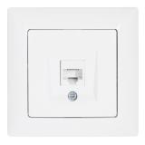 Gunsan Visage Datenbuchse 1-fach CAT5e Internet Netzwerk Weiss