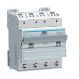 Hager ADM466QC Fehlerstrom-Leitungsschutzschalter 4P 6kA C-16A 30mA Typ A QC/QB