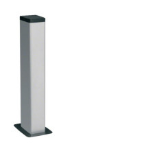 Hager DAP280650ELN Bodenanschlusssäule 2-seitig frontrastender Einbau Alu DAP Länge 0,65m eloxiert