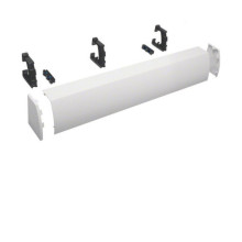 Hager FZ444N Kabelrangierkanal, 4-feldig, aufsteckbar, H x B x T176 x 1050 x 135mm, RAL9010