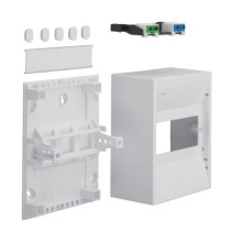 Hager GD106N Miniverteiler, gamma, 6 Modul, IP30, 1xPE, 1xN