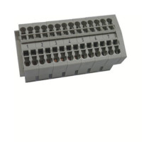 Hager K55A Steuerleitungsklemme, univ.Z, 7x2, 5 mm², für Hutschiene 35mm, 4 Anschlüsse/Pol