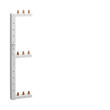 Hager KCL368L Phasenschiene 3polig, 3-reihig 125mm, links, vertikal