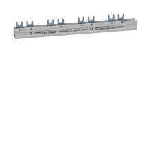 Hager KDN263AZ Phasenschiene 2P Gabelanschluss 10 mm² für ARFxxxD 12 Module