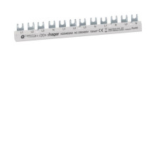 Hager KDS463AS Phasenschiene 12 Module 63A L1L2L3N-L1L2L3N-L1N-L2N QuickBusbar