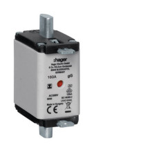 Hager LNH0160MK NH-Sicherungseinsatz NH00 gG 500V 160A Kombi-Melder mit isolierter Grifflasche