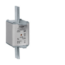 Hager LNH3250M NH-Sicherungseinsatz NH3C gG 500V 250A Kombi-Melder Grifflasche spannungsführend