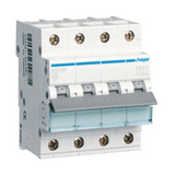 Hager MCN625 Leitungsschutzschalter 3PN 6kA C-Charakteristik 25A 4 Module