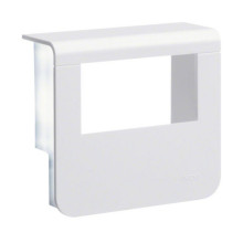 Hager SL200559329016 Geräteträger-Oberteil mit seitlichen Spiegelflächen SL 20x55mm verkehrsweiß