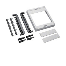 Hager UE21E2B Baustein, universN, 300x250mm, für 2 Trenner NH00 auf Sammelschienensystem 60mm