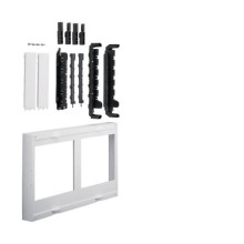 Hager UE22A4B Baustein, universN, 300x500mm, für 4 Trenner NH00 auf Sammelschienensystem 40mm