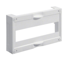 Hager US11A3 Berührungsschutzabdeckung, universN, 150x250mm, 1x 12PLE, Schlitz asymetrisch