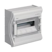 Hager VE112SN Kleinverteiler, vector, APV, IP65, 12PLE, UV-stabil, o. Leitungseinführung
