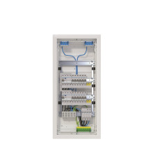 Hager VU48BV1 Kleinv.,volta,UPV,4x12PLE,IP30,bestückt u. verdrahtet,2 FI-Kreise,Übersp.ableit