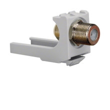 Hager VZ315FF KOAX Modul E-Dat, universal, F-Buchse / F-Buchse