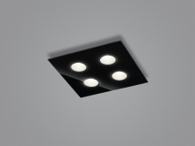 Helestra NOMI LED Deckenleuchte 28W dimmbar Warmweiss Schwarz 5-5058.22