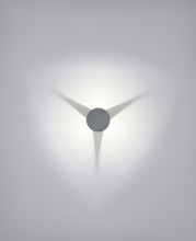 Helestra SKY LED Wandleuchte 18W IP54 90Ra Warmweiss Graphit A382401.93