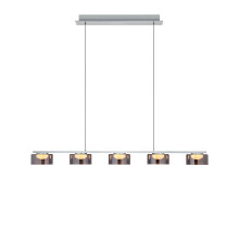 Hell Dune LED Pendelleuchte 5-fach steuerbare Lichtfarbe Dimmbar 30-150cm >90Ra Nickel 20686/5-92