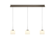 Hell Elli LED Pendelleuchte 3-fach Warmweiß Dimmbar 60-180cm >90Ra Bronze 20724/3-15