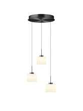 Hell Elli LED Pendelleuchte 3-fach Warmweiß Dimmbar 60-180cm >90Ra Anthrazit 20725/3-39