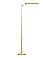Hell Graz LED Stehleuchte 2-fach Warmweiss Dimmbar 145cm Messing 60317/1-01