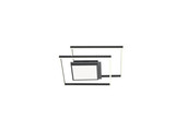 Hell Karo LED Deckenleuchte steuerbare Lichtfarbe Dimmbar CCT 90Ra Anthrazit 70622/1-39
