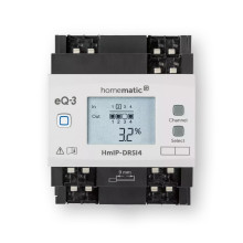 Homematic IP Schaltaktor für Hutschienenmontage - 4-fach HmIP-DRSI4 154431A0