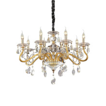 Ideal Lux NEGRESCO Pendelleuchte E14 8-fach ⌀735mm dimmbar Gold 087764