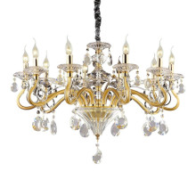 Ideal Lux NEGRESCO Pendelleuchte E14 10-fach ⌀850mm dimmbar Gold 087771
