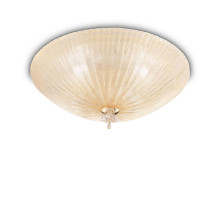 Ideal Lux SHELL Deckenleuchte E27 6-fach ⌀600mm dimmbar Amber 140193