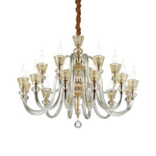 Ideal Lux STRAUSS Pendelleuchte E14 18-fach ⌀850mm dimmbar Gold 140629