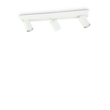 Ideal Lux RUDY GU10 Deckenleuchte 3x dimmbar Weiss warmweiss 229065