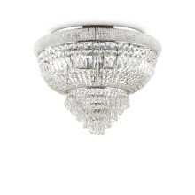 Ideal Lux DUBAI Deckenleuchte E14 24-fach ⌀780mm dimmbar Chrom 243566