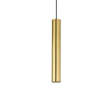 Ideal Lux LOOK GU10 Pendelleuchte ⌀60mm dimmbar Messing warmweiss 259239