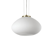 Ideal Lux PLISSE' Pendelleuchte E27 ⌀350mm dimmbar Messing 264547