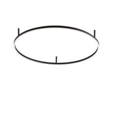 Ideal Lux ORACLE SLIM LED Deckenleuchte 55W ⌀900mm Schwarz warmweiss 266022