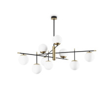Ideal Lux GOURMET Deckenleuchte E14 9-fach ⌀1315mm dimmbar Schwarz 289489