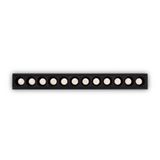 Ideal Lux LIKA LED Einbauleuchte 19W Schwarz warmweiss 305837