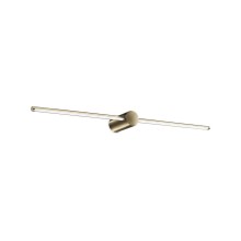 Ideal Lux FILO LED Wandleuchte 2x 2x13W Messing IP44 warmweiss 327792