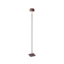 Ideal Lux PURE LED Stehleuchte 1,5W ⌀115mm dimmbar Braun IP54 warmweiss 328508