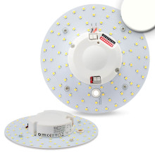 ISOLED LED Umrüstplatine 160mm, 14W, neutralweiß, mit Haltemagnet und HF-Bewegungssensor