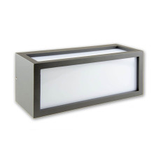 ISOLED Wandleuchte BOX-II 1xE27, IP54, anthrazit