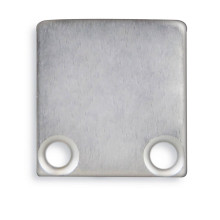 ISOLED Endkappe EC3 Aluminium für Profil SURF12 FLAT in Verbindung mit TUNNEL, 2 STK, inkl. Schrauben